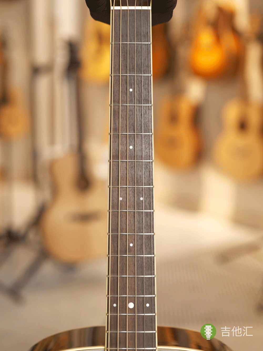 雅马哈LL6 指板实拍图