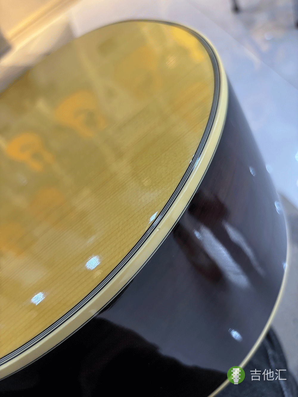 雅马哈LL6 包边磕碰实拍图