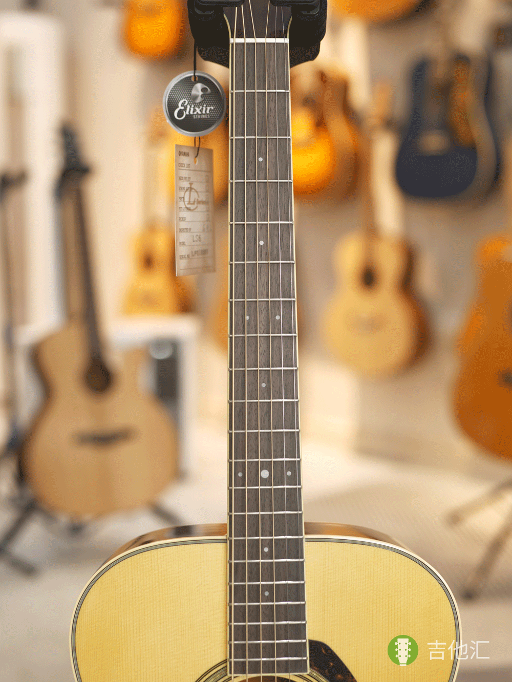 雅马哈LS6 指板实拍图