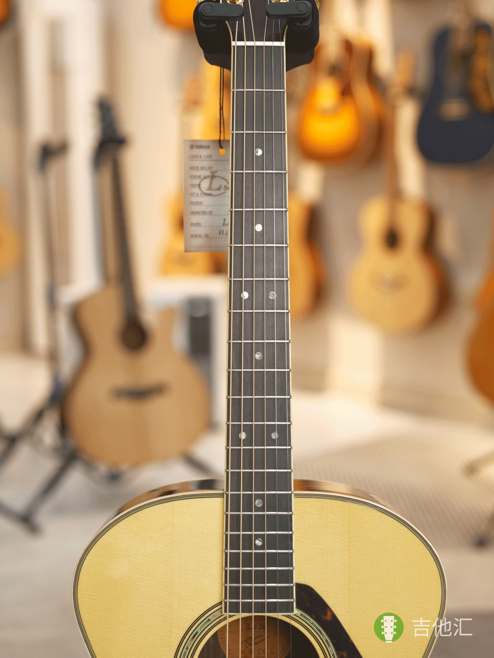 雅马哈LJ16 指板实拍图