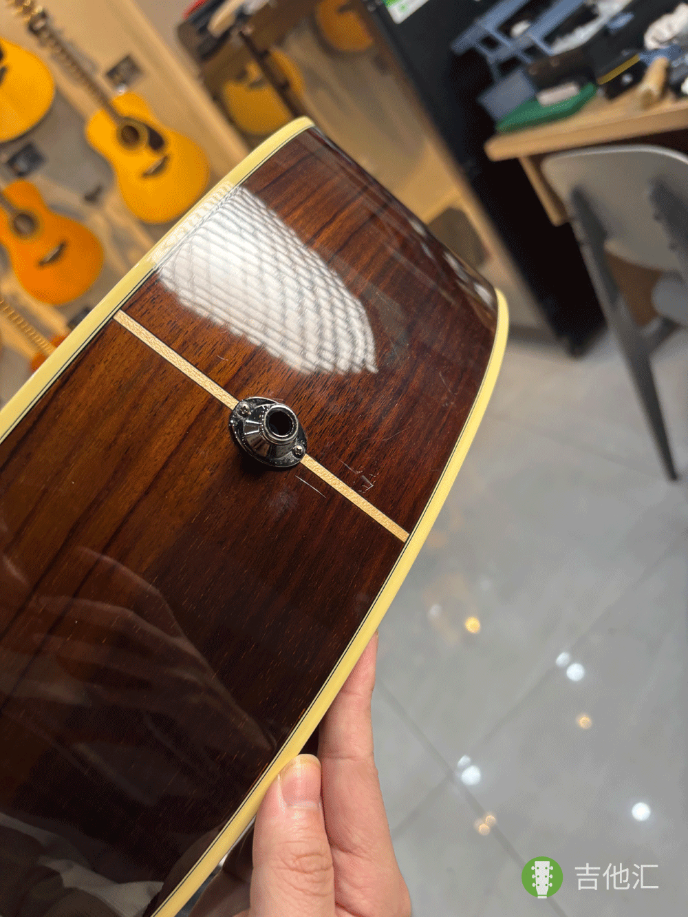 雅马哈LS6 侧板磕碰划痕实拍图