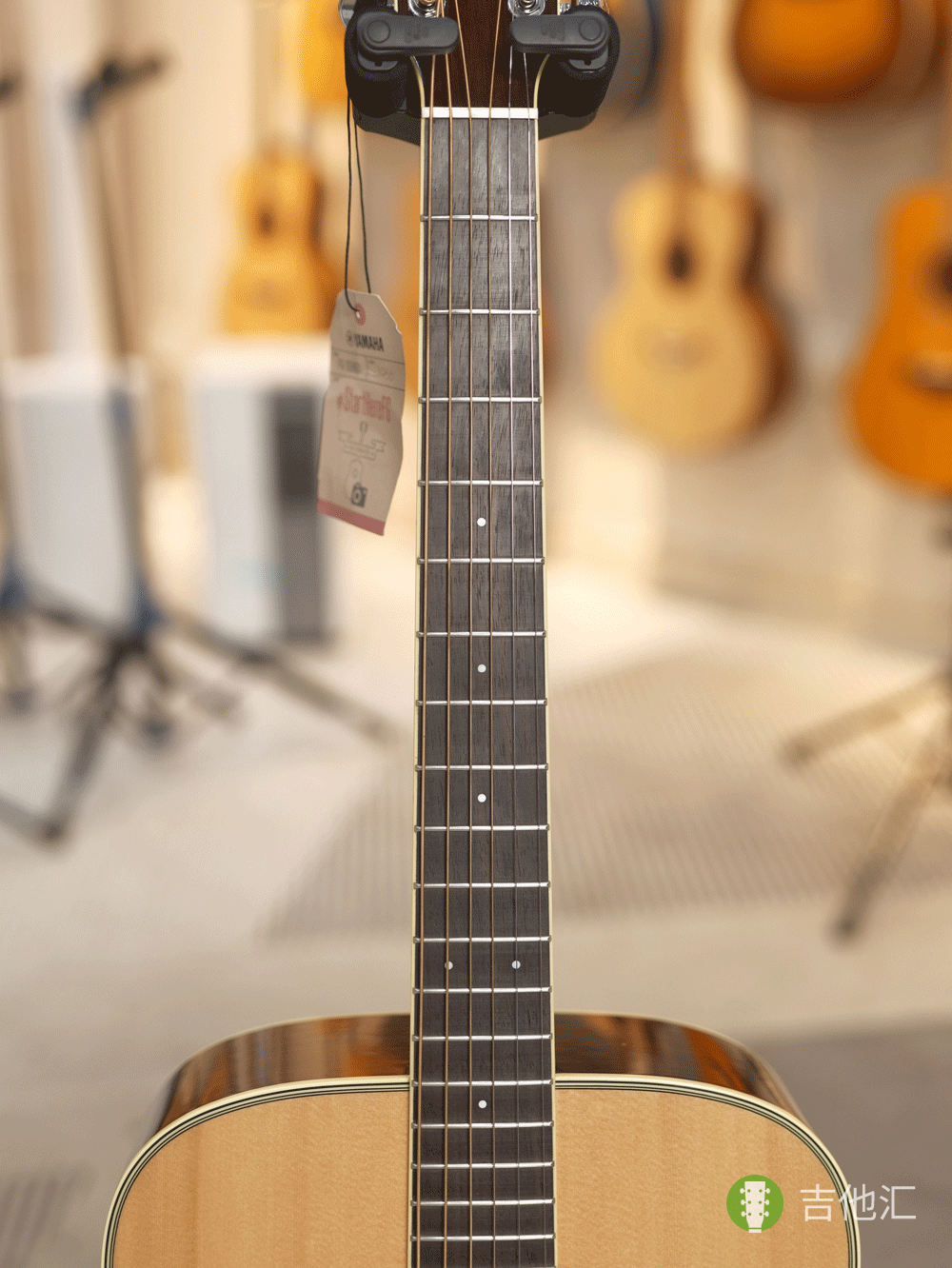 雅马哈FG830 指板实拍图