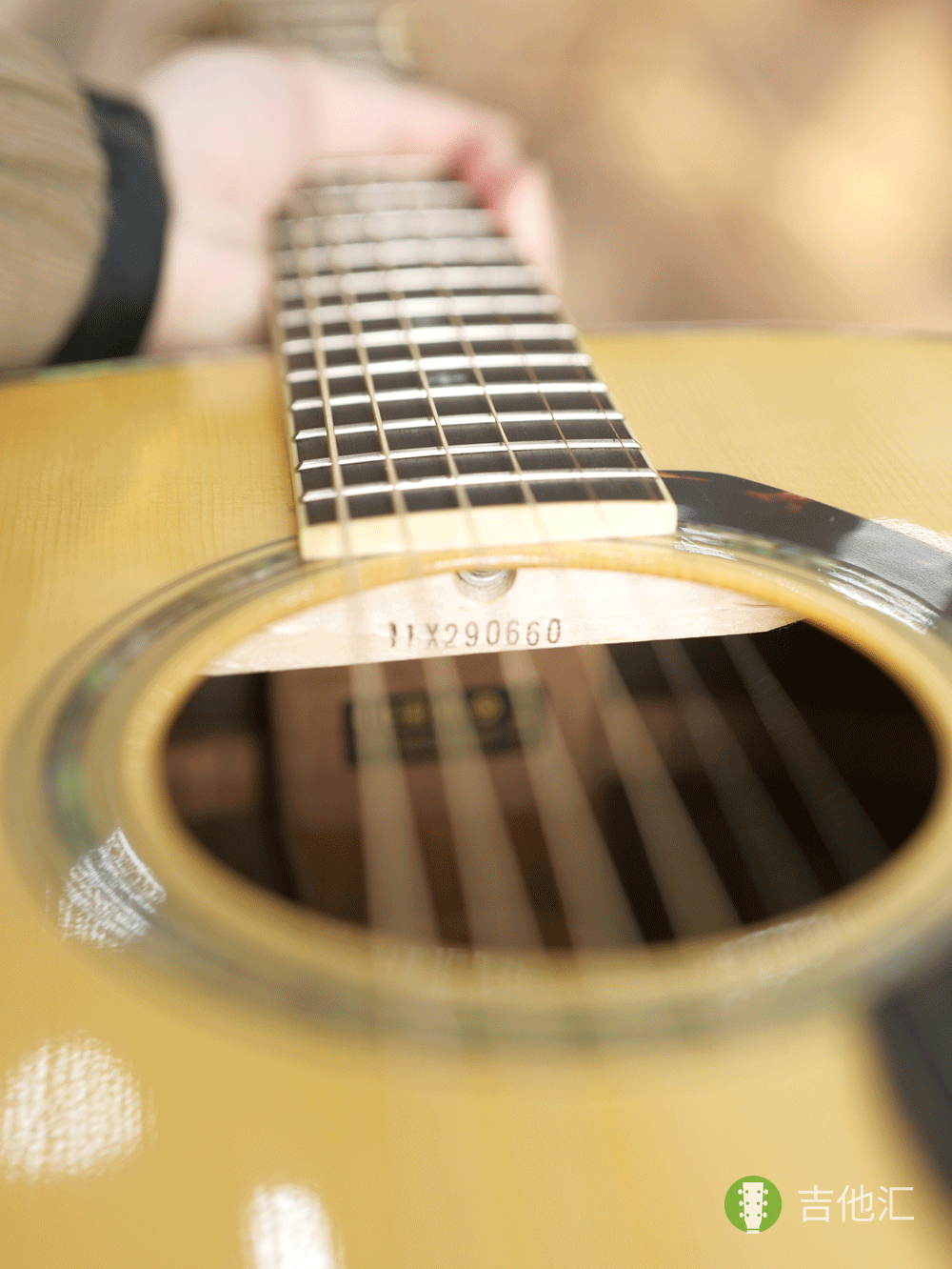 雅马哈LL16D 音孔编码实拍图