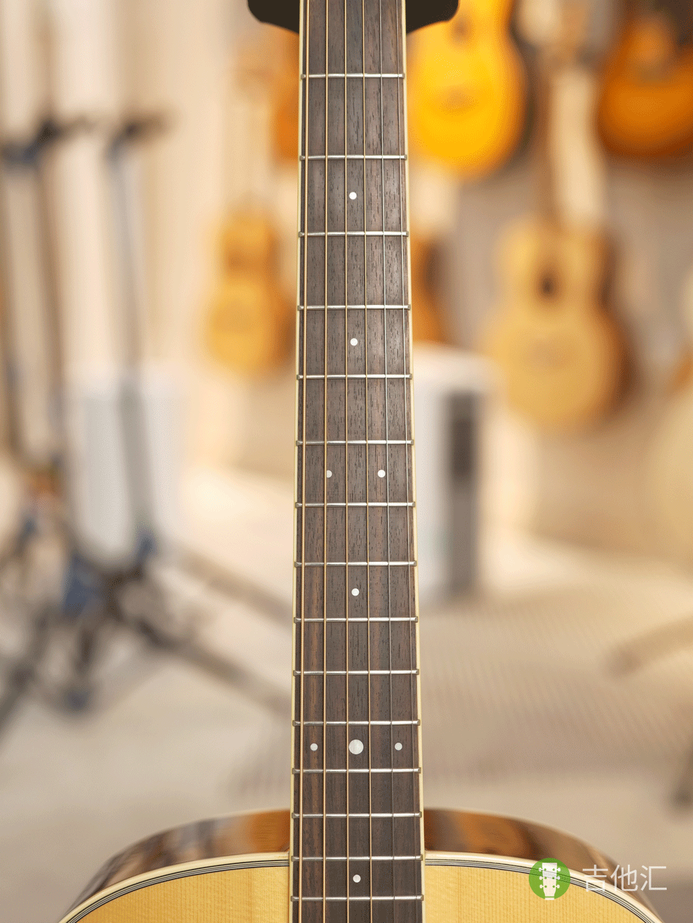 雅马哈LL6 指板实拍图