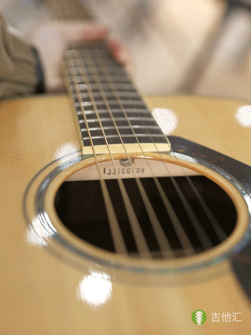 雅马哈FG830 音孔编码实拍图