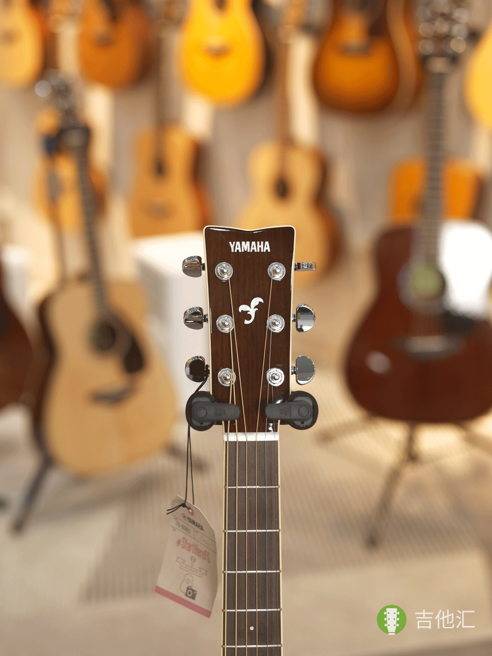 雅马哈FG830 琴头实拍图