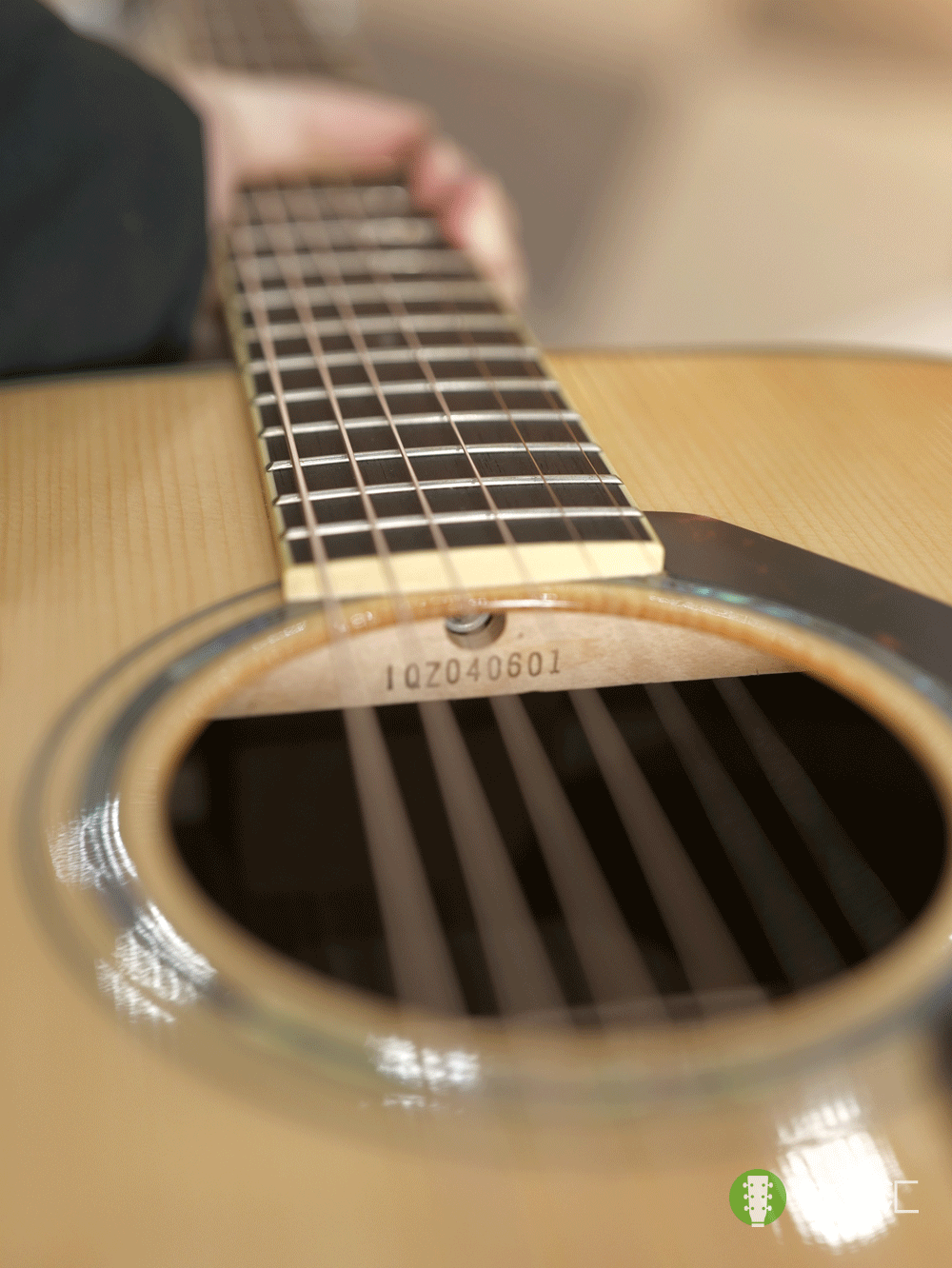 雅马哈FG830 音孔编码实拍图