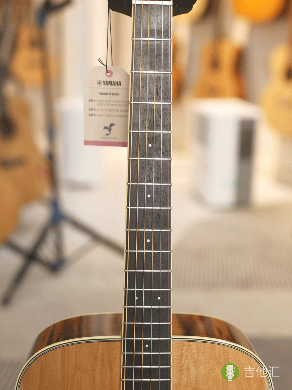 雅马哈FG830 指板实拍图