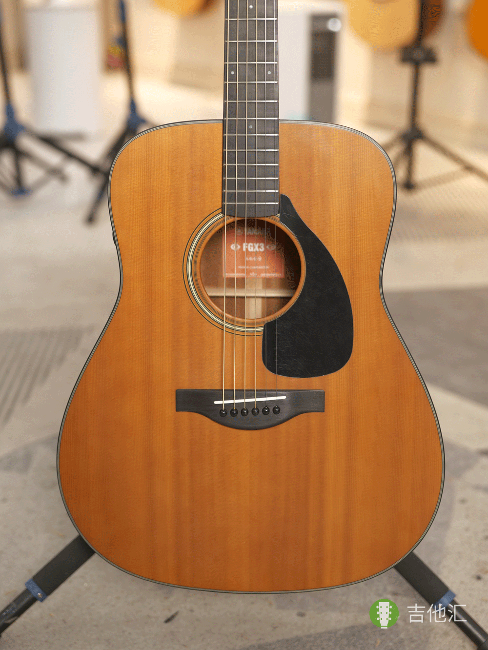 雅马哈FGX3 面板实拍图