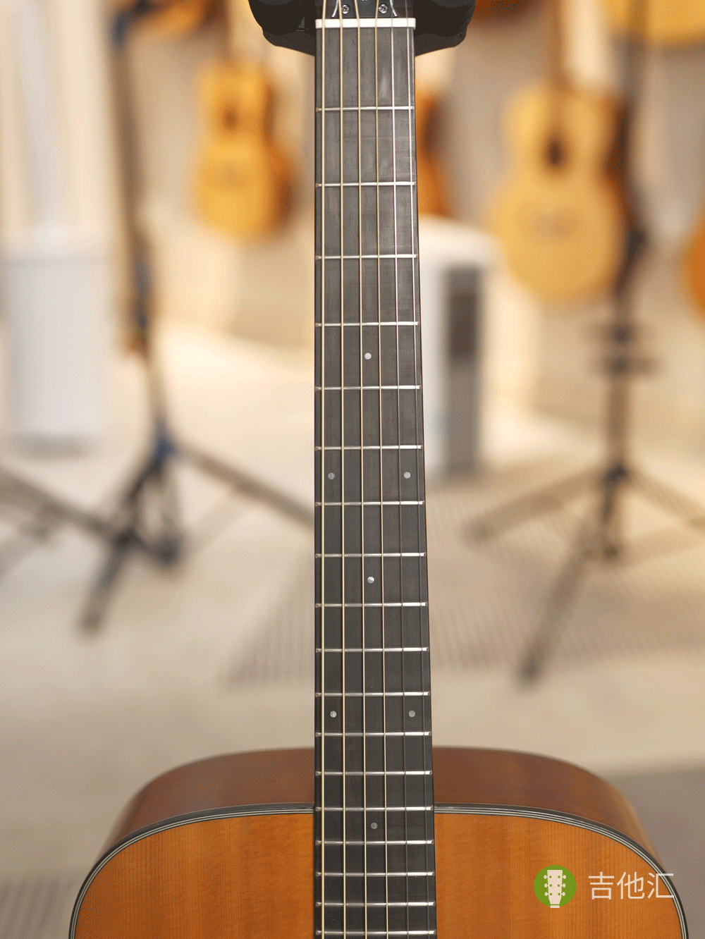 雅马哈FGX3 指板实拍图