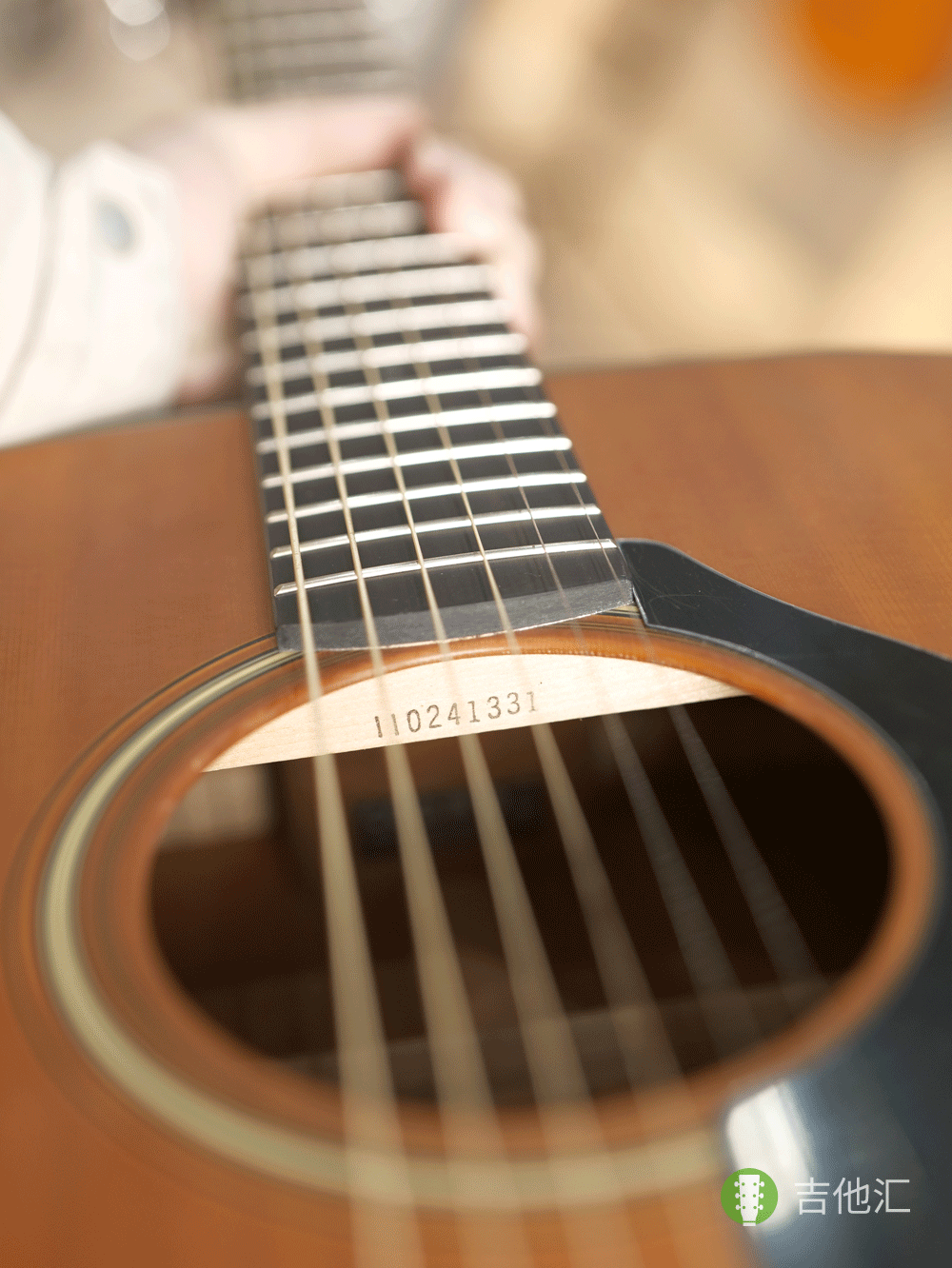 雅马哈FGX3 音孔编码实拍图