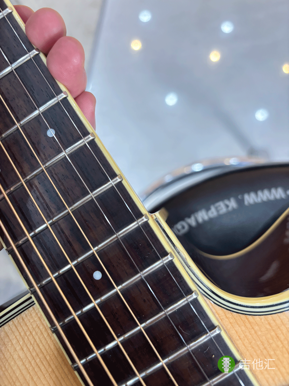 雅马哈FSX830C 接柄出厂瑕疵实拍图