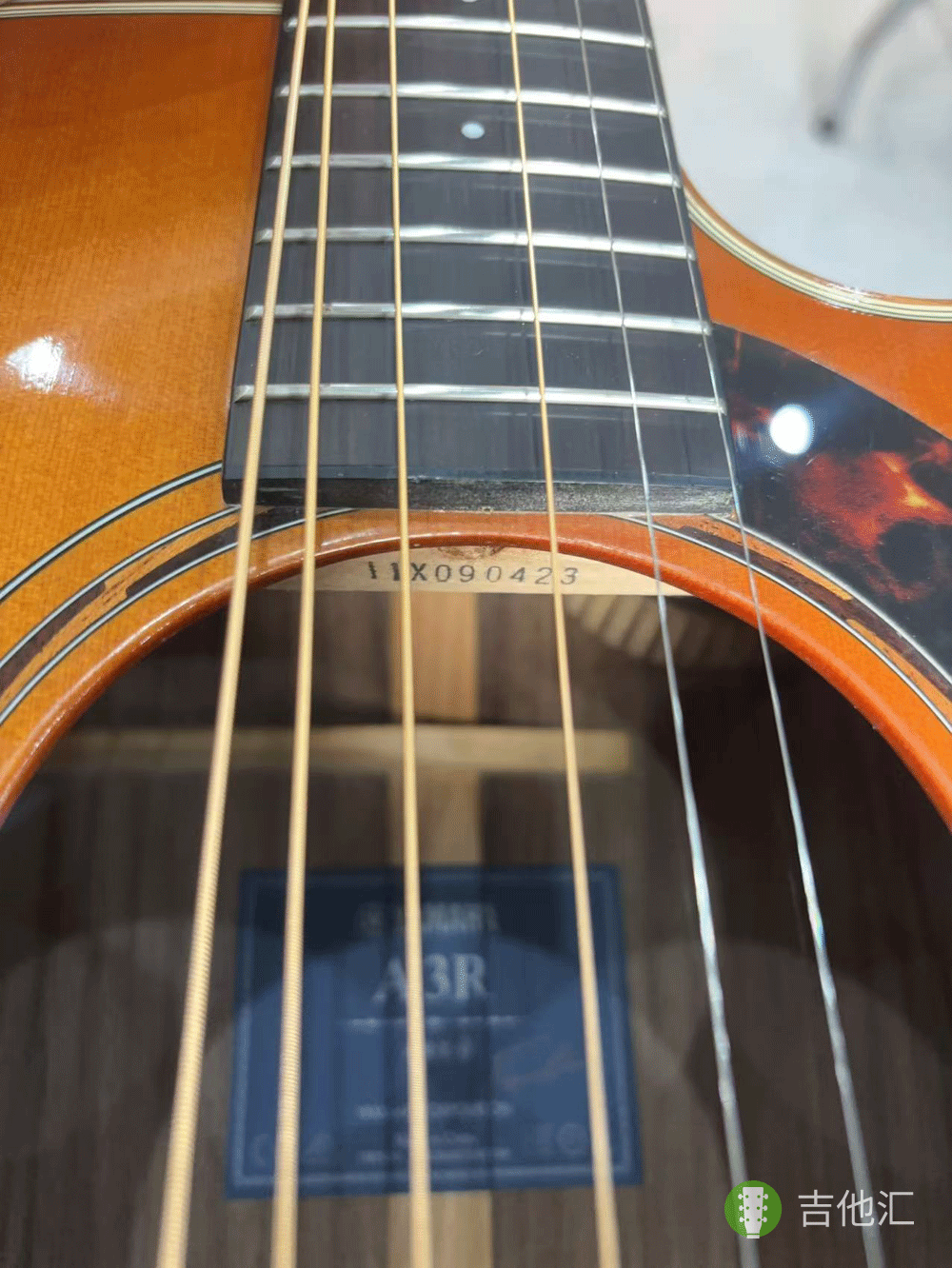 雅马哈A3R 音孔编码实拍图