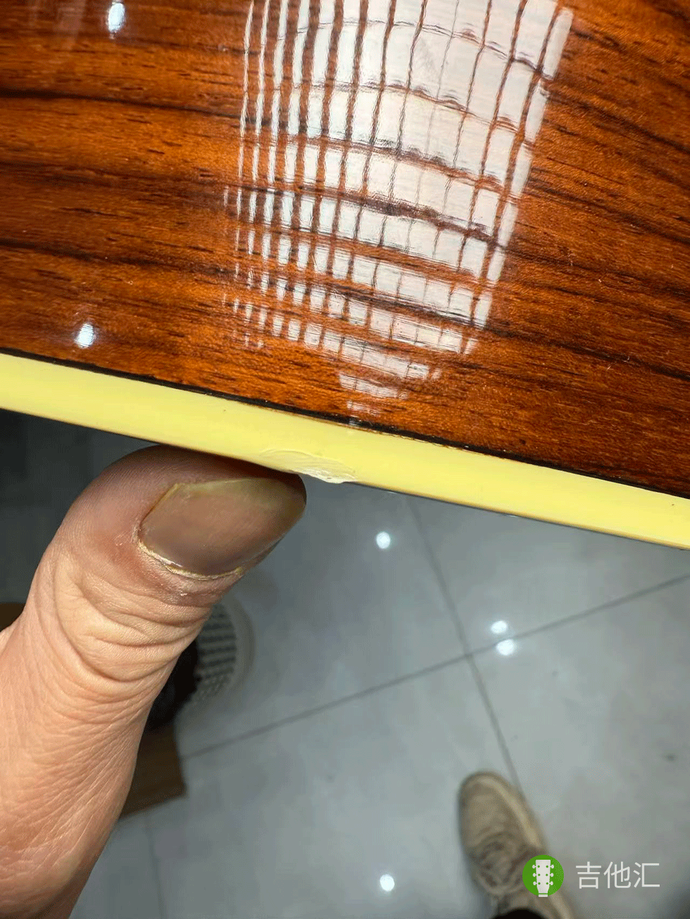 雅马哈FS830 包边磕碰实拍图