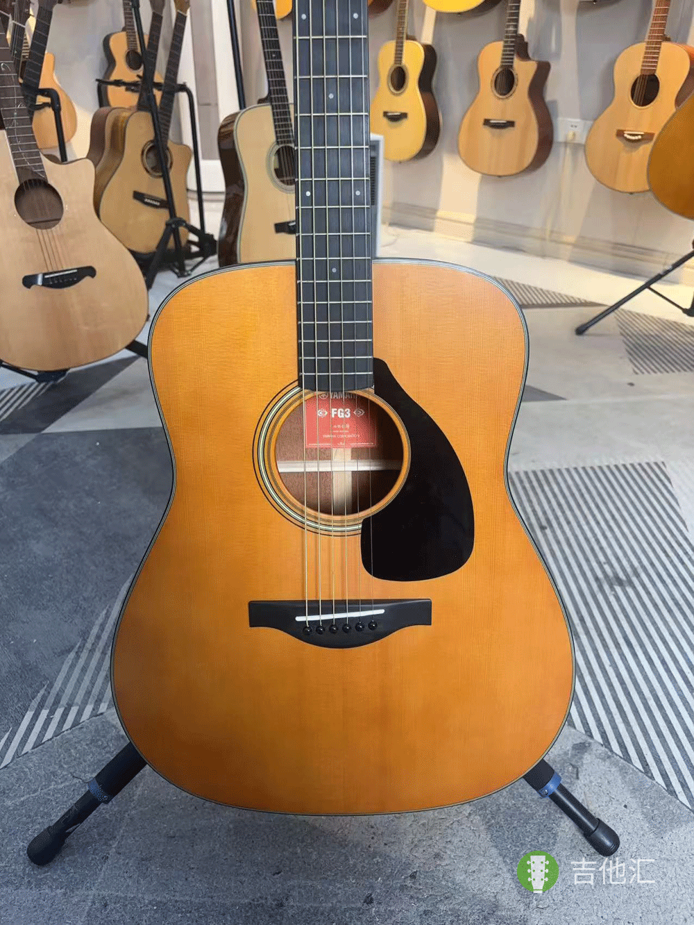 雅马哈FG3 面板实拍图