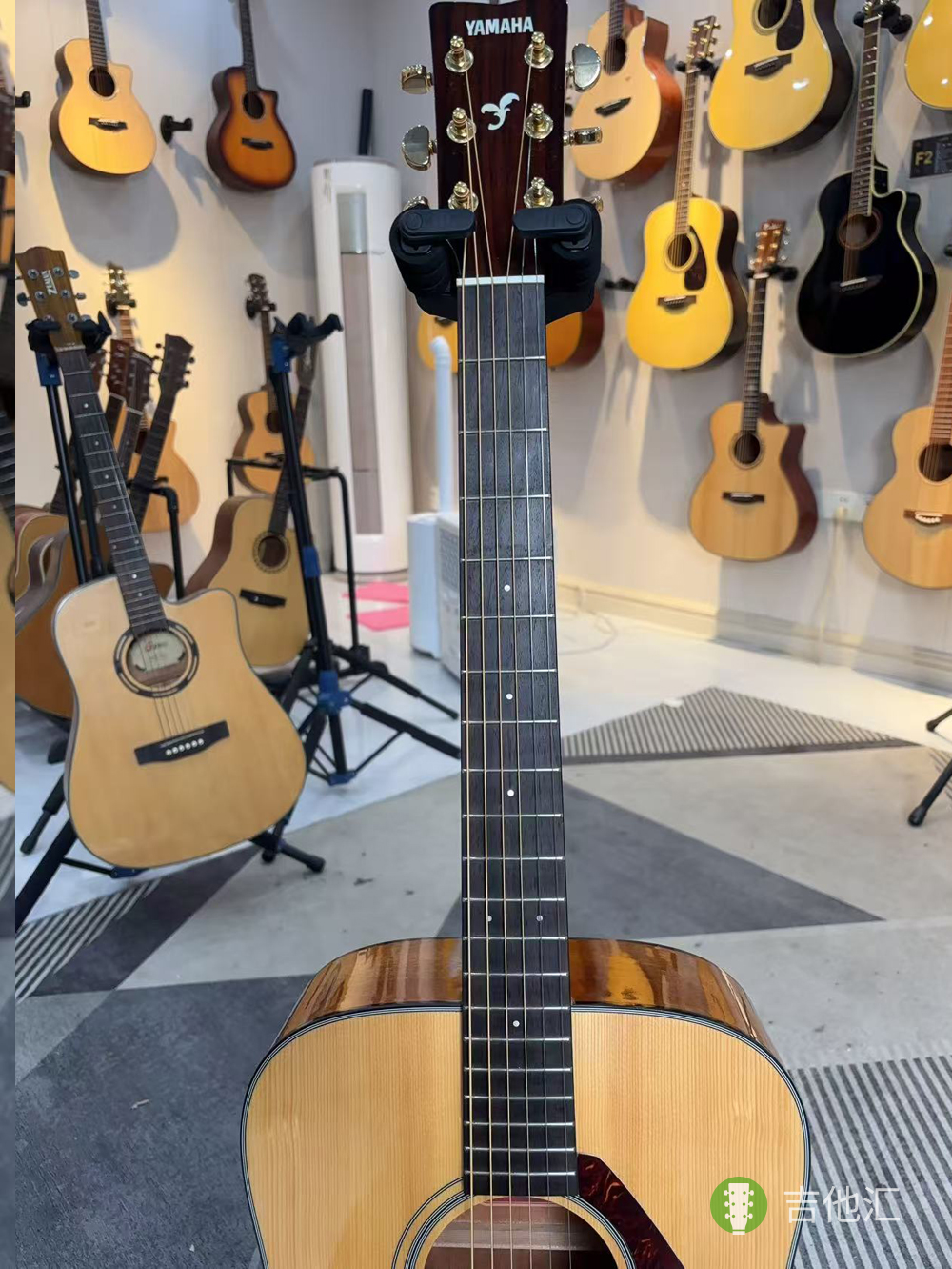 雅马哈FG705S 指板实拍图