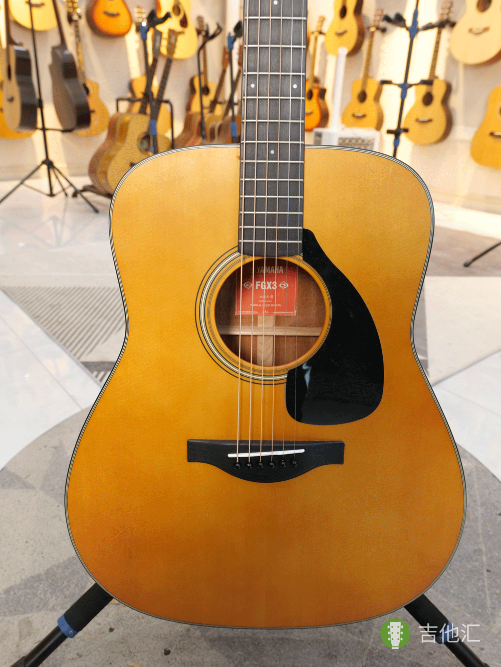 雅马哈FGX3 面板实拍图
